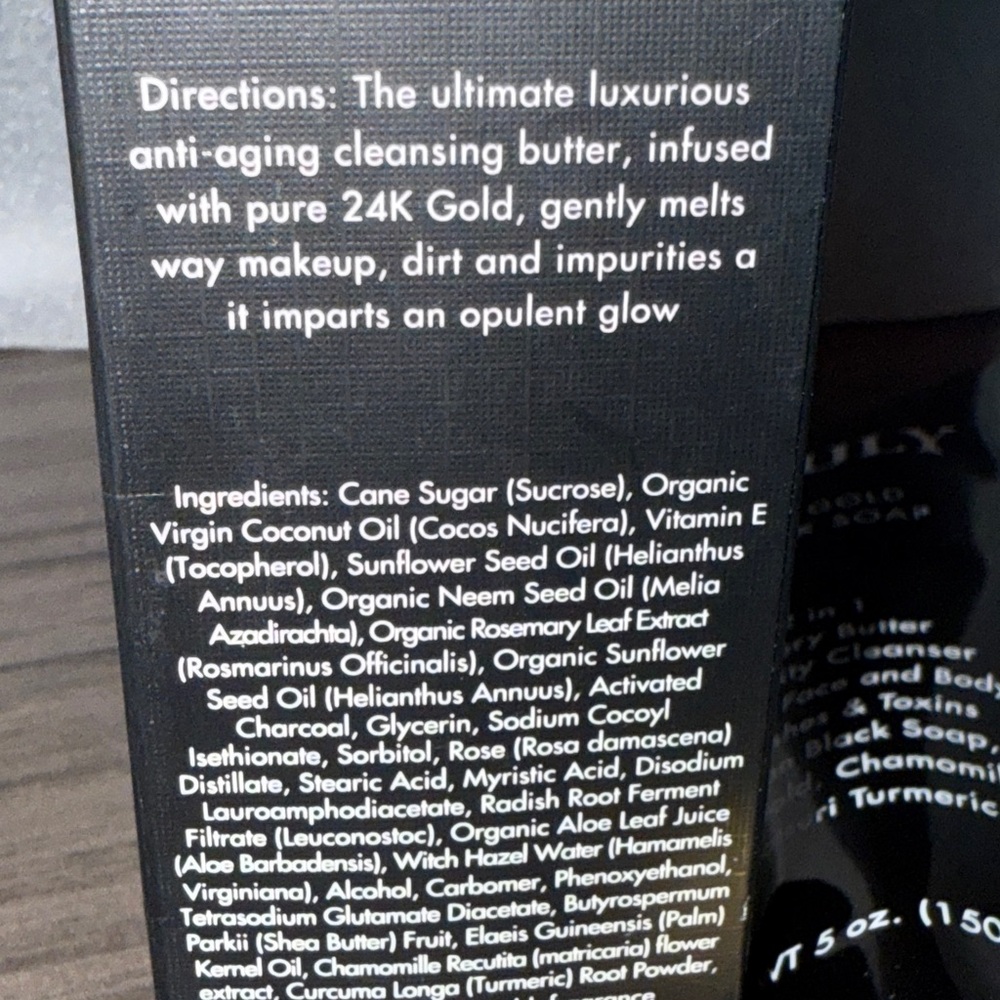 Truly Beauty 24K Gold Black Soap for Face and Body | BNIB Sealed Unused - Picture 11 of 11